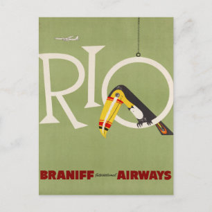 Vintage Brasilien Postkarte