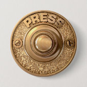 Vintage Brass Doorbell Button (Vorderseite)
