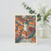 Vintage Bratislava Slowakei Reisen, Altstadt Postkarte (Stehend Vorderseite)