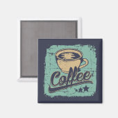 Vintage-Brau-Eleganz Magnet (Vorderseite/Rückseite)