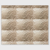 Vintage Brauntöne, zerbrochenes Papier Geschenkpapier (Flach)