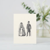 Vintage Bräunungs- und Bodenbeantwortungskarte Einladungspostkarte (Stehend Vorderseite)