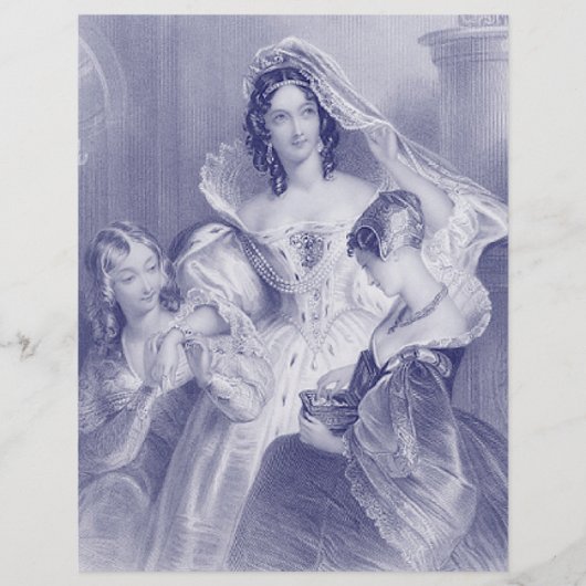 Vintage Braut Flyer (Vorne)