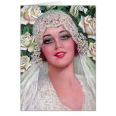 Vintage Braut mit Rose (Vorne)