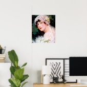 Vintage Braut Poster (Heimbüro)