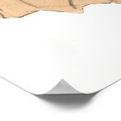 Vintage Braut Poster (Ecke)