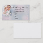 Vintage Braut-u. Bräutigam-Geschäfts-Karte Visitenkarte (Vorne/Hinten)