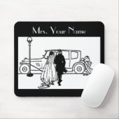 Vintage Braut und Bräuche der 1920er Jahre Mousepad (Mit Mouse)