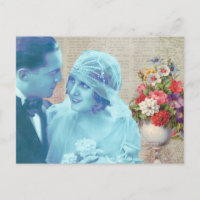 Vintage Braut und Groom