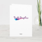 Vintage Braut und Jubiläum Karte (Rückseite)