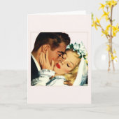 Vintage Braut-und Karte (Gelbe Blume)