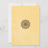 Vintage Brautdusche Einladung (Rückseite)