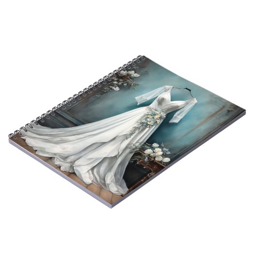 Vintage Brautkleid Notizblock (Linke Seite)