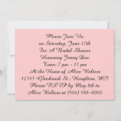 Vintage Brautparty-Einladungen Damen-Freunde Einladung (Rückseite)