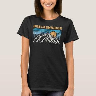Vintage Breckenridge Colorado Retro Mountain Ski S T-Shirt