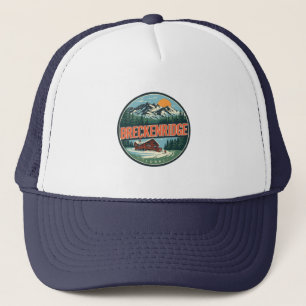Vintage Breckenridge Colorado Rocky Mountain Truckerkappe