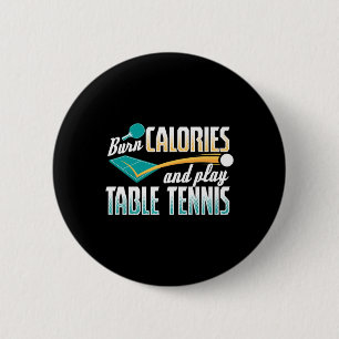 Vintage Brennkalorien und Tischtennis P Button