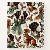 Vintage Bretagne Nahtlos Notizblock (Rückseite)