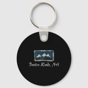 Vintage Bretton Woods New Hampshire Winter Skifahr Schlüsselanhänger