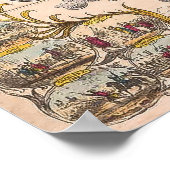 Vintage Brettspiele - Kunstdrucke Poster (Ecke)