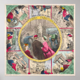 Vintage Brettspiele - Kunstdrucke Poster