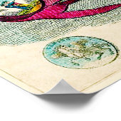 Vintage Brettspiele - Kunstdrucke Poster (Ecke)