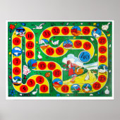 Vintage Brettspiele - Kunstdrucke Poster (Vorne)