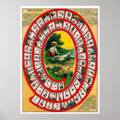 Vintage Brettspiele - Kunstdrucke Poster (Vorne)