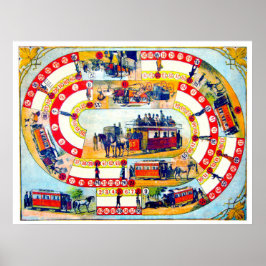 Vintage Brettspiele - Kunstdrucke Poster