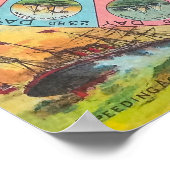 Vintage Brettspiele - Kunstdrucke Poster (Ecke)