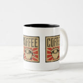 Vintage Brew Zweifarbige Tasse (VorderseiteRechts)