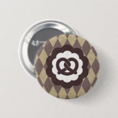 Vintage Brezel Button (Vorne & Hinten)