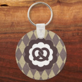 Vintage Brezel Schlüsselanhänger (Vorderseite)