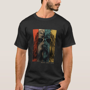 Vintage-Briard-Hund Mama Papa Kinder Männer Frauen T-Shirt