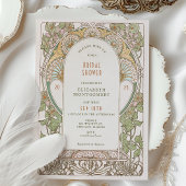 Vintage Bridal Dusche Einladungen Art Nouveau Deko