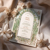 Vintage Bridal Dusche Einladungen Art Nouveau Deko