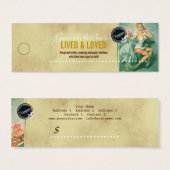 Vintage Bridal-Fashions - Preis für Werbeartikel (Vorne & Hinten)