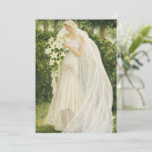 Vintage Bridal Shower Invitation Einladung (Stehend Vorderseite)