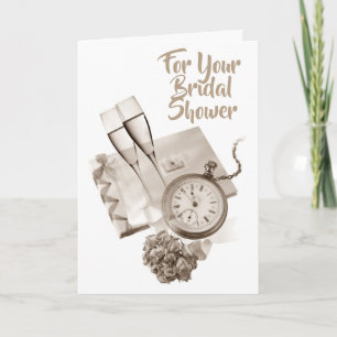 ***VINTAGE BRIDAL SHOWER*** KARTE