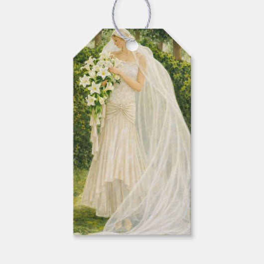 Vintage bride  geschenkanhänger (Vorderseite)