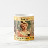 Vintage Bridesmaid Foto Mug Kaffeetasse (Mittel)