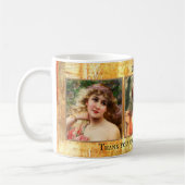 Vintage Bridesmaid Foto Mug Kaffeetasse (Links)