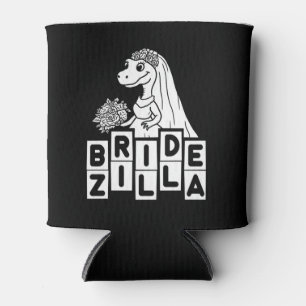 Vintage Bridezilla Hochzeit Junggesellinnenabschie Dosenkühler
