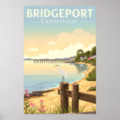 Vintage Bridgeport Connecticut Poster (Vorne)