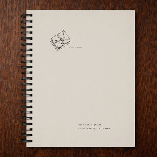 Vintage-Briefästhetik Notizblock