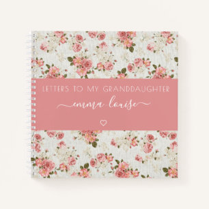 Vintage Briefe an den Editor meiner Enkeltochter Notizblock