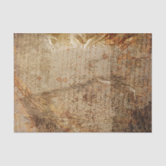 Vintage Briefgestaltung Seidenpapier (Vorderseite)