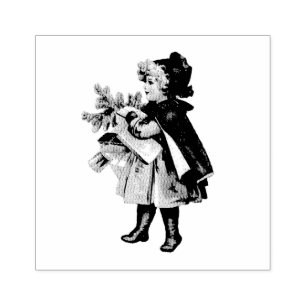 Vintage BRIEFMARKE "CHRISTMAS KIND" Gummistempel
