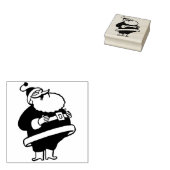 Vintage Briefmarke des Weihnachtsmanns Gummistempel (Stempel)