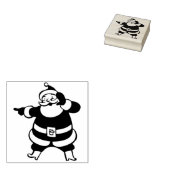 Vintage Briefmarke des Weihnachtsmanns Gummistempel (Stempel)